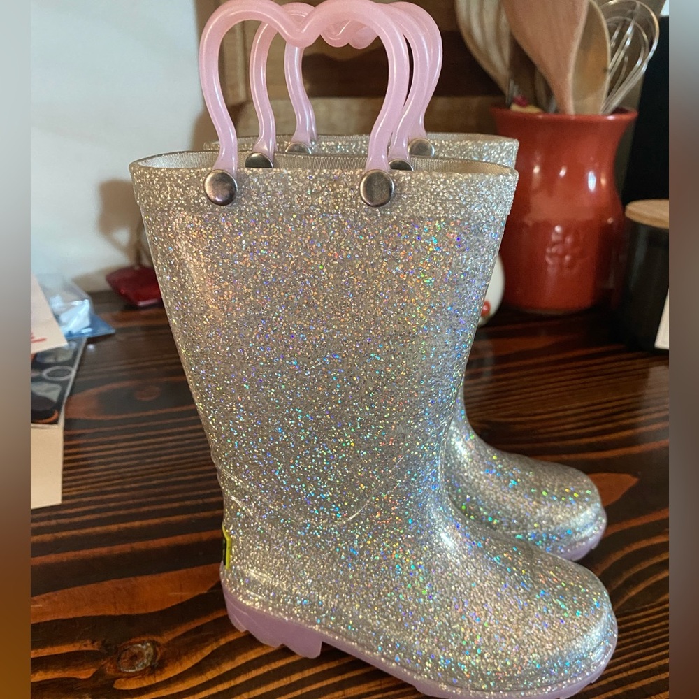 Western chief girls sparkle rainboots